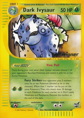 Dark Ivysaur (6) (Winner) [Best of Promos] | Exor Games Truro