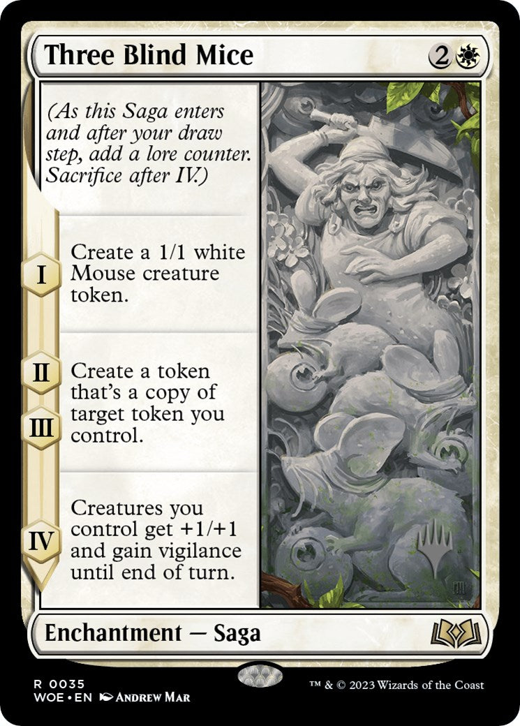 Three Blind Mice (Promo Pack) [Wilds of Eldraine Promos] | Exor Games Truro