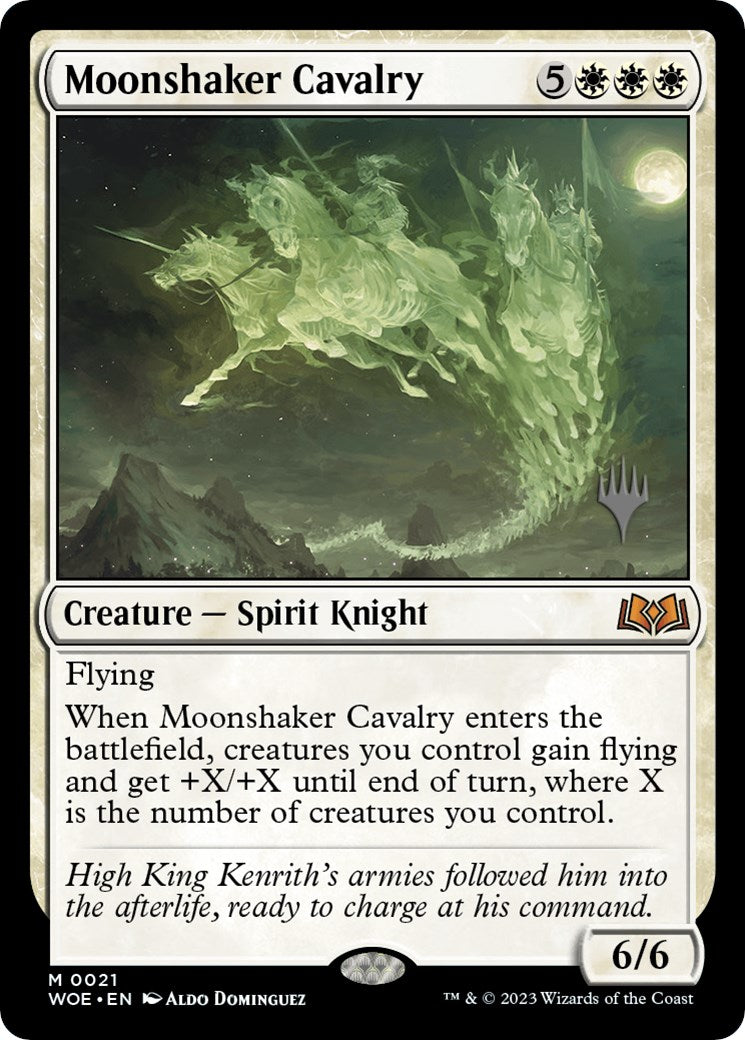 Moonshaker Cavalry (Promo Pack) [Wilds of Eldraine Promos] | Exor Games Truro