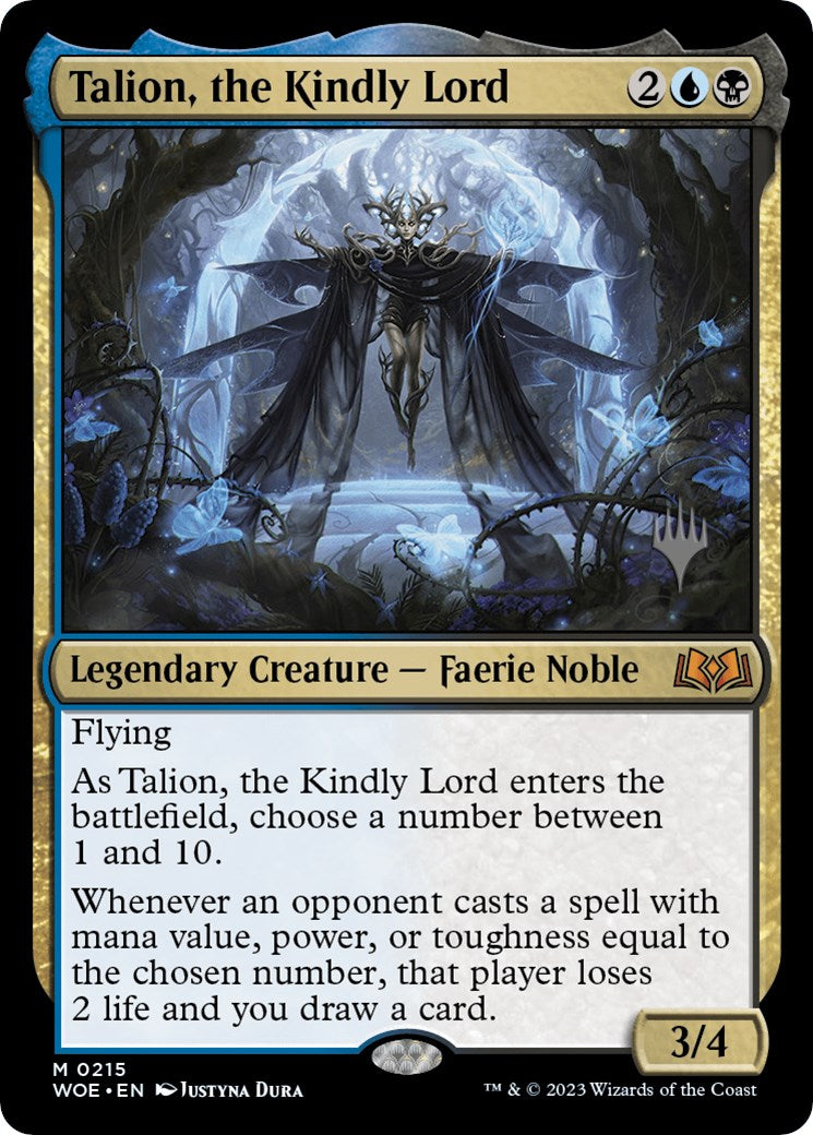 Talion, the Kindly Lord (Promo Pack) [Wilds of Eldraine Promos] | Exor Games Truro