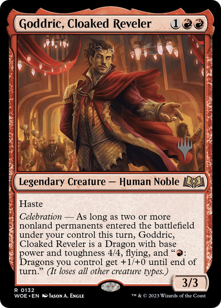 Goddric, Cloaked Reveler (Promo Pack) [Wilds of Eldraine Promos] | Exor Games Truro