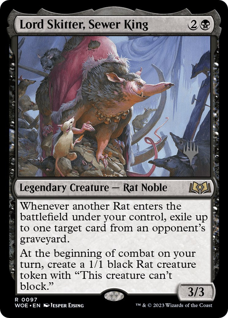 Lord Skitter, Sewer King (Promo Pack) [Wilds of Eldraine Promos] | Exor Games Truro