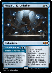 Virtue of Knowledge // Vantress Visions (Promo Pack) [Wilds of Eldraine Promos] | Exor Games Truro