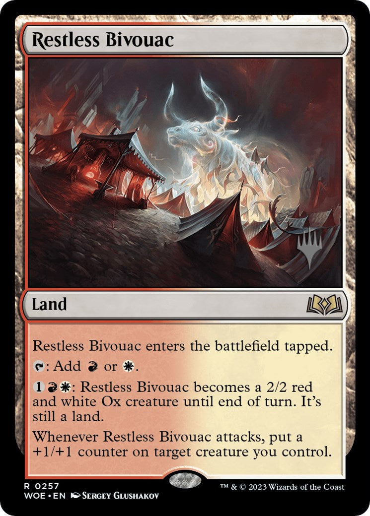 Restless Bivouac (Promo Pack) [Wilds of Eldraine Promos] | Exor Games Truro