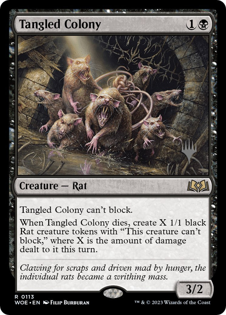 Tangled Colony (Promo Pack) [Wilds of Eldraine Promos] | Exor Games Truro