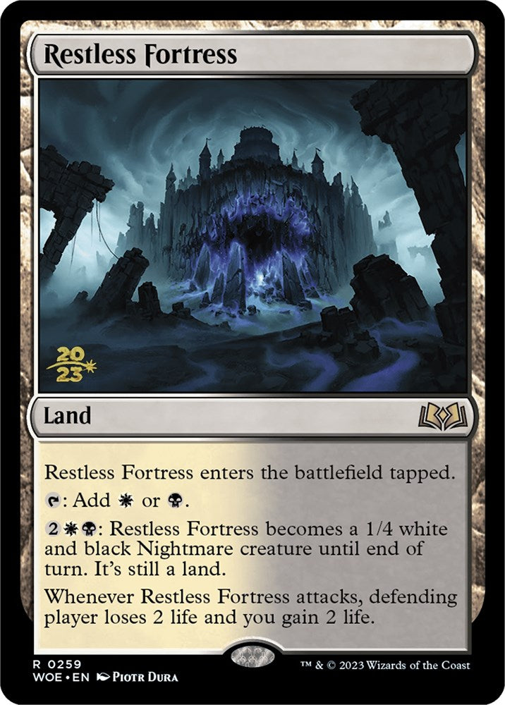 Restless Fortress [Wilds of Eldraine Prerelease Promos] | Exor Games Truro