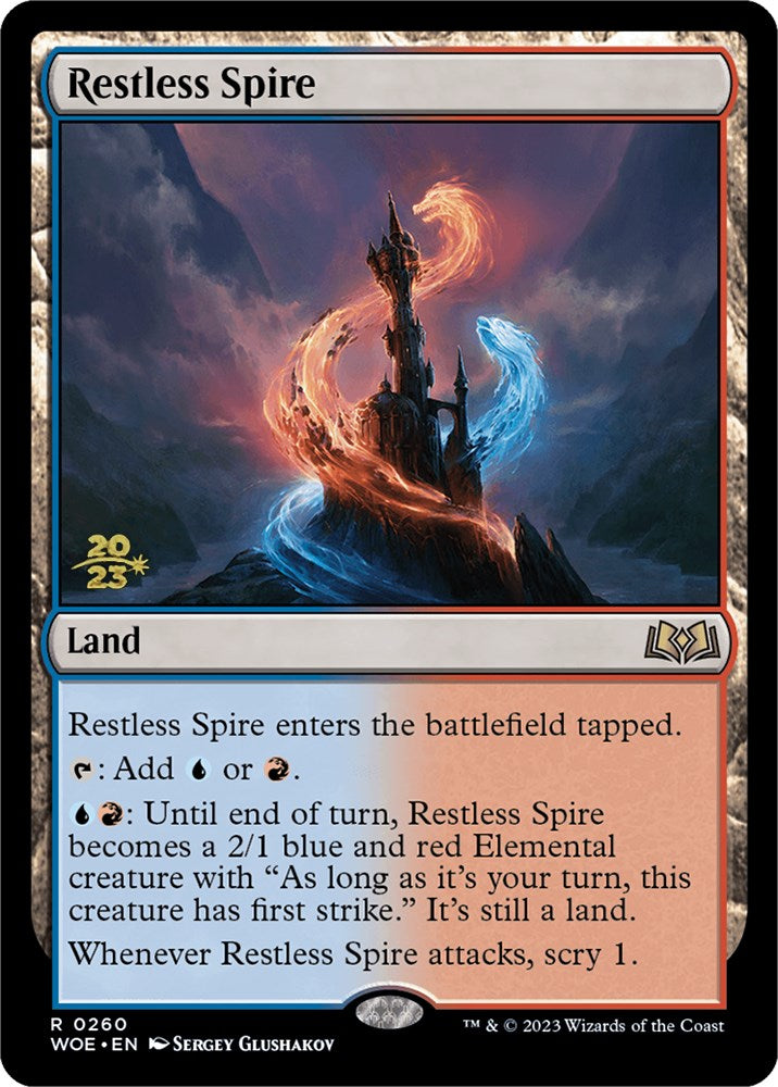 Restless Spire [Wilds of Eldraine Prerelease Promos] | Exor Games Truro