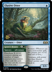 Elusive Otter // Grove's Bounty [Wilds of Eldraine Prerelease Promos] | Exor Games Truro