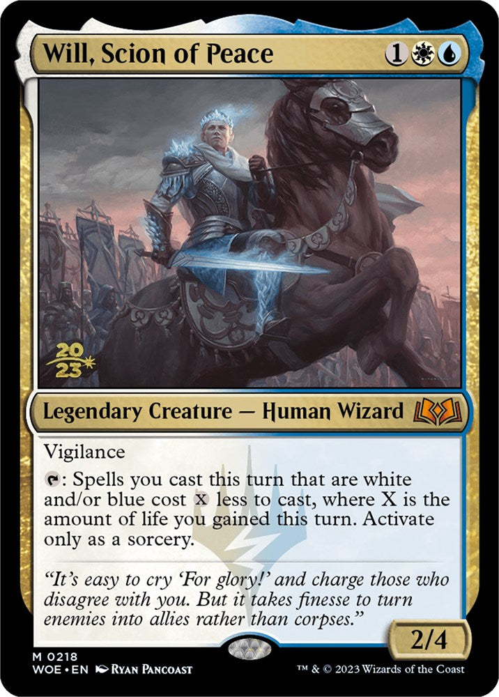 Will, Scion of Peace [Wilds of Eldraine Prerelease Promos] | Exor Games Truro