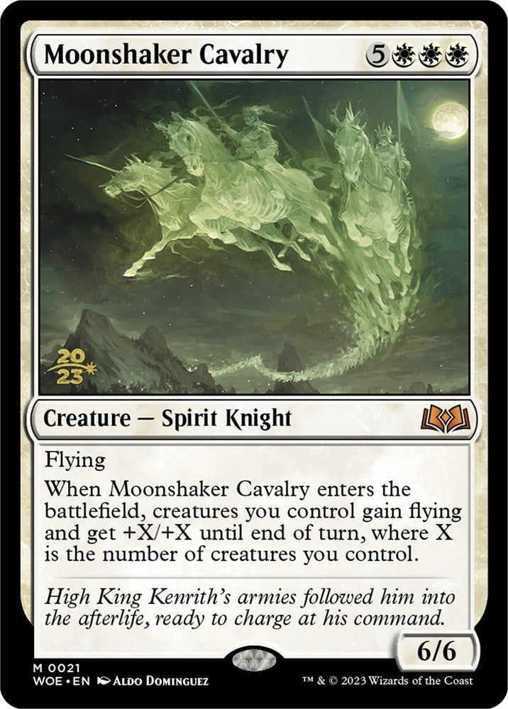 Moonshaker Cavalry [Wilds of Eldraine Prerelease Promos] | Exor Games Truro