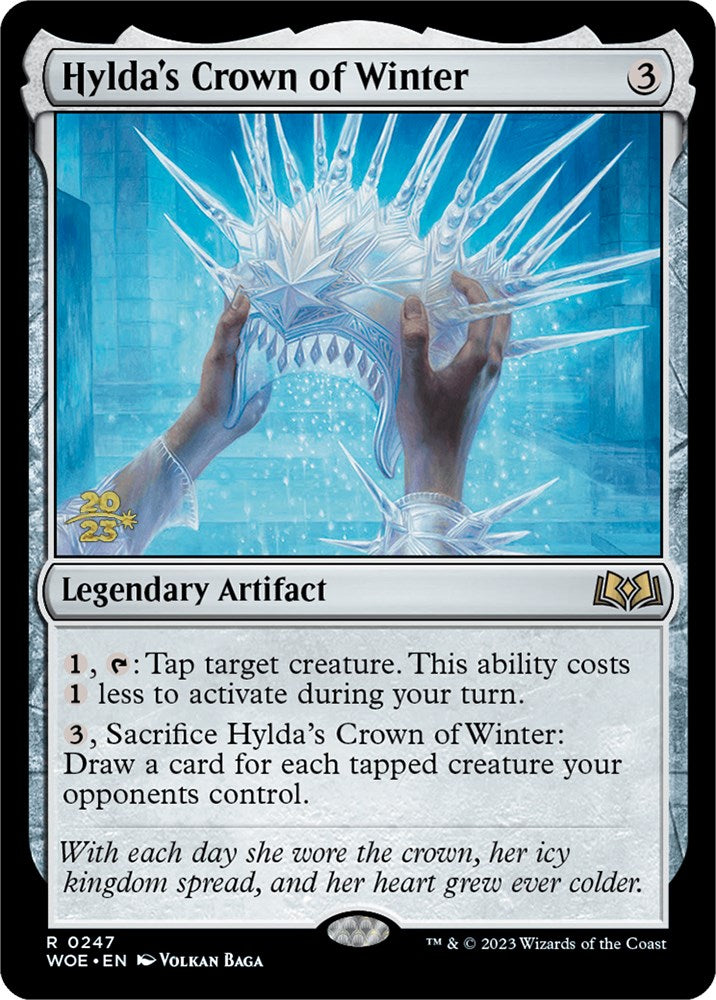 Hylda's Crown of Winter [Wilds of Eldraine Prerelease Promos] | Exor Games Truro