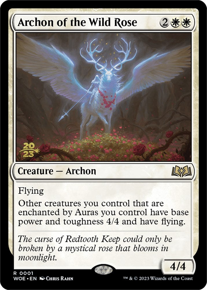 Archon of the Wild Rose [Wilds of Eldraine Prerelease Promos] | Exor Games Truro