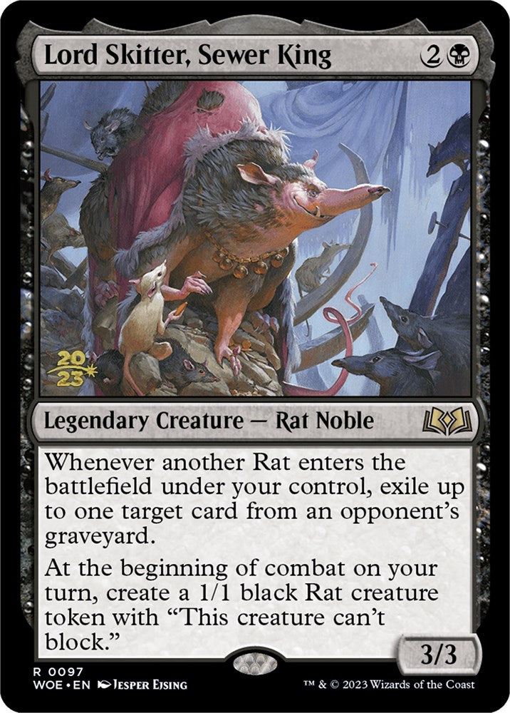 Lord Skitter, Sewer King [Wilds of Eldraine Prerelease Promos] | Exor Games Truro