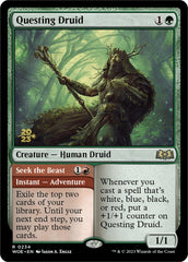 Questing Druid // Seek the Beast [Wilds of Eldraine Prerelease Promos] | Exor Games Truro