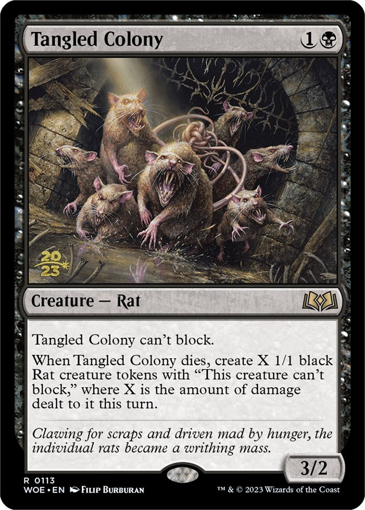 Tangled Colony [Wilds of Eldraine Prerelease Promos] | Exor Games Truro