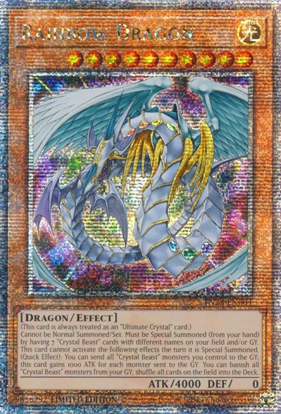 Rainbow Dragon [TN23-EN004] Quarter Century Secret Rare | Exor Games Truro