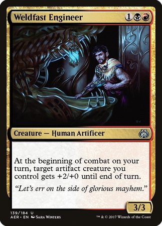 Weldfast Engineer [Aether Revolt] | Exor Games Truro