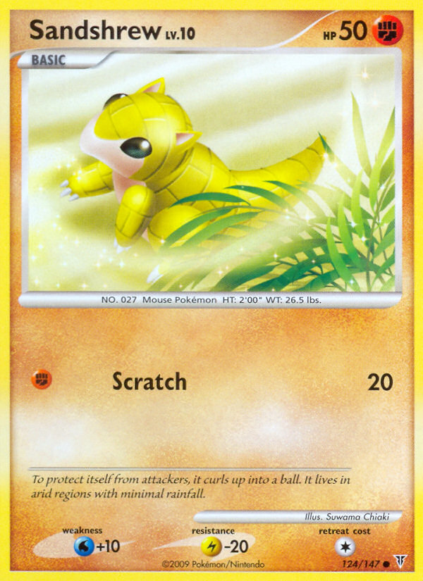 Sandshrew (124/147) [Platinum: Supreme Victors] | Exor Games Truro