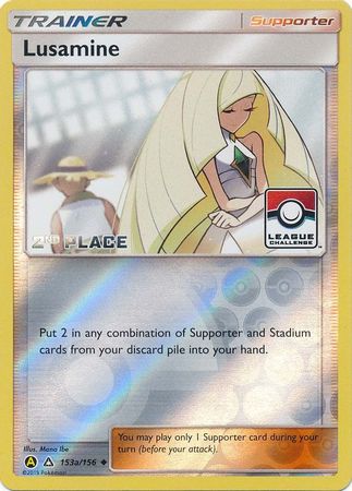 Lusamine (153a/156) (League Challenge Alt Art 2nd Place) [Sun & Moon: Ultra Prism] | Exor Games Truro