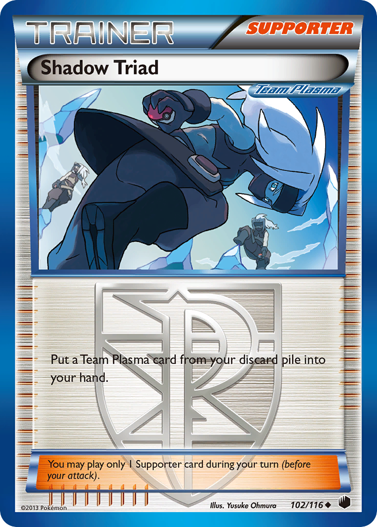 Shadow Triad (102/116) [Black & White: Plasma Freeze] | Exor Games Truro