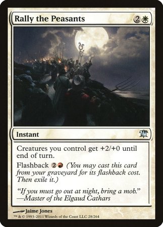 Rally the Peasants [Innistrad] | Exor Games Truro