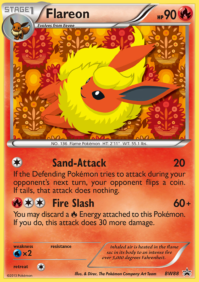 Flareon (BW88) [Black & White: Black Star Promos] | Exor Games Truro