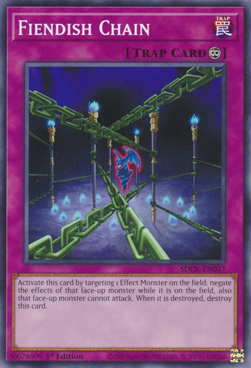 Fiendish Chain [SDCK-EN037] Common | Exor Games Truro