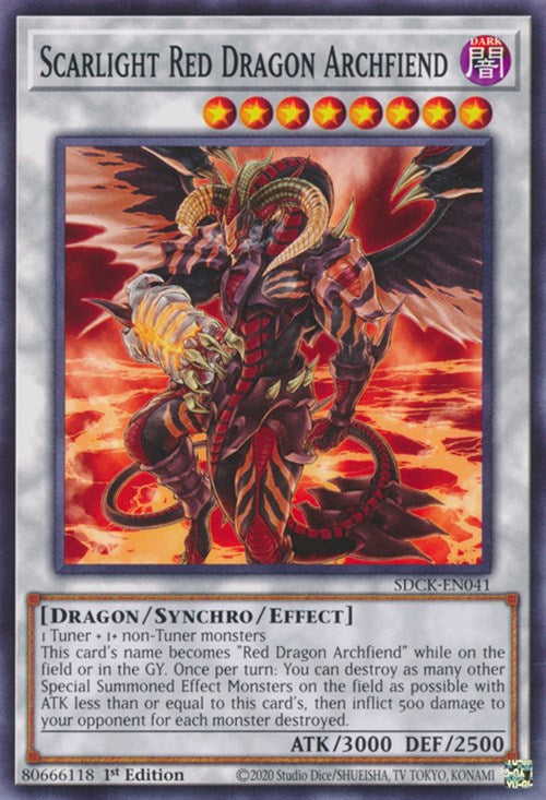 Scarlight Red Dragon Archfiend [SDCK-EN041] Common | Exor Games Truro