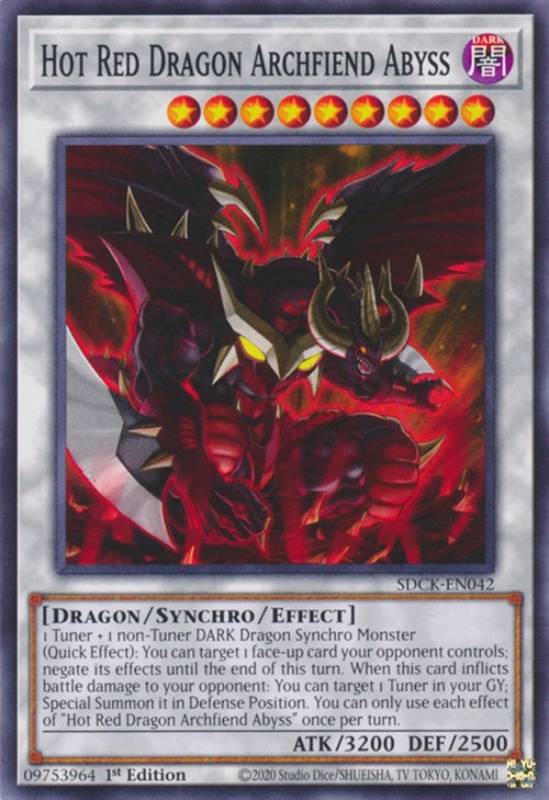 Hot Red Dragon Archfiend Abyss [SDCK-EN042] Common | Exor Games Truro