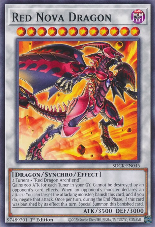 Red Nova Dragon [SDCK-EN046] Common | Exor Games Truro