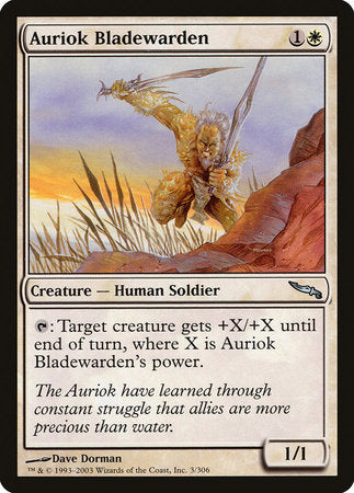 Auriok Bladewarden [Mirrodin] | Exor Games Truro