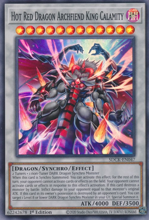 Hot Red Dragon Archfiend King Calamity [SDCK-EN047] Super Rare | Exor Games Truro