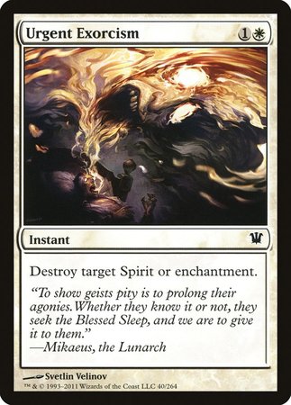 Urgent Exorcism [Innistrad] | Exor Games Truro