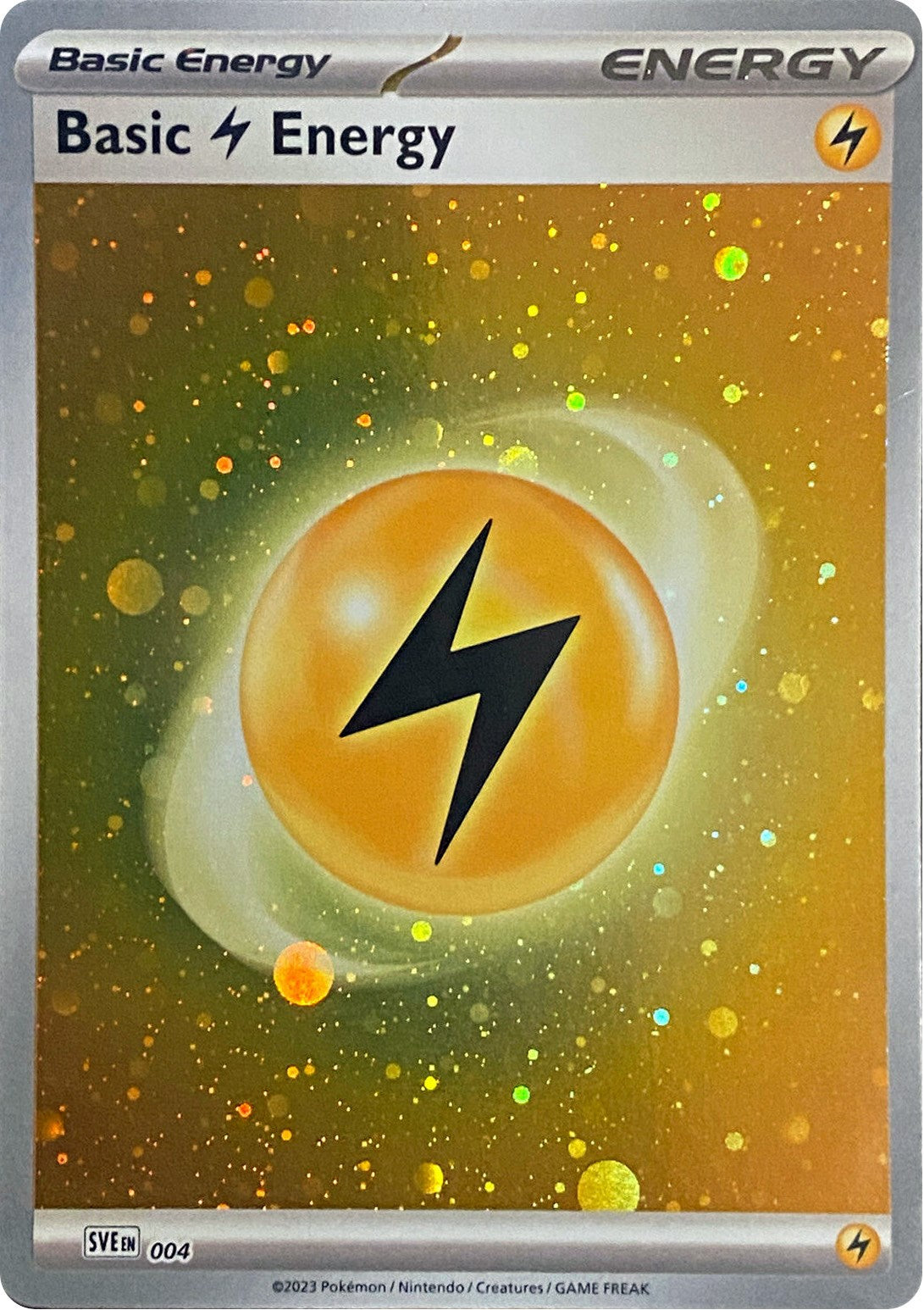 Basic Lightning Energy (004) (Cosmos Holo) [Scarlet & Violet: Base Set] | Exor Games Truro
