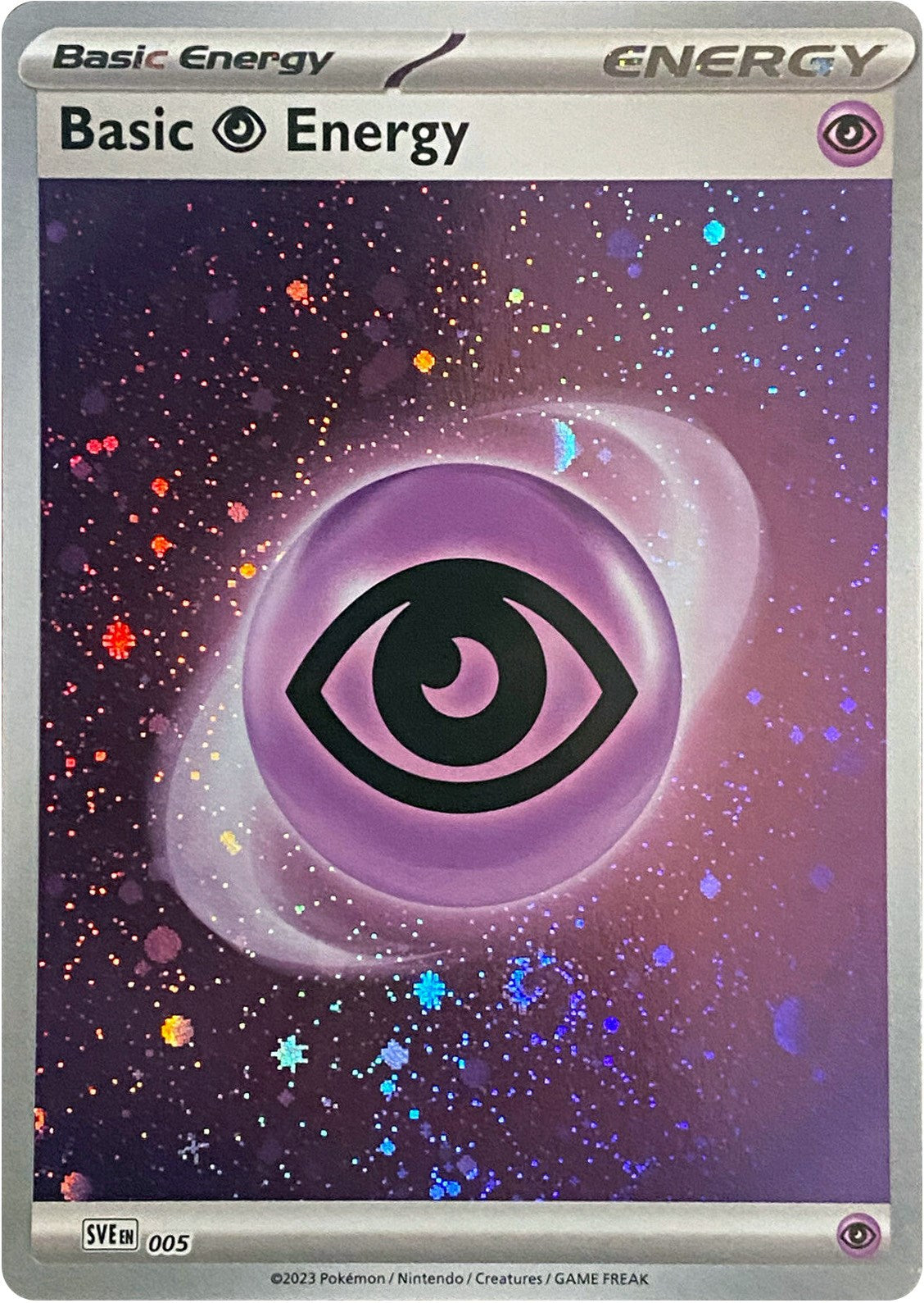 Basic Psychic Energy (005) (Cosmos Holo) [Scarlet & Violet: Base Set] | Exor Games Truro