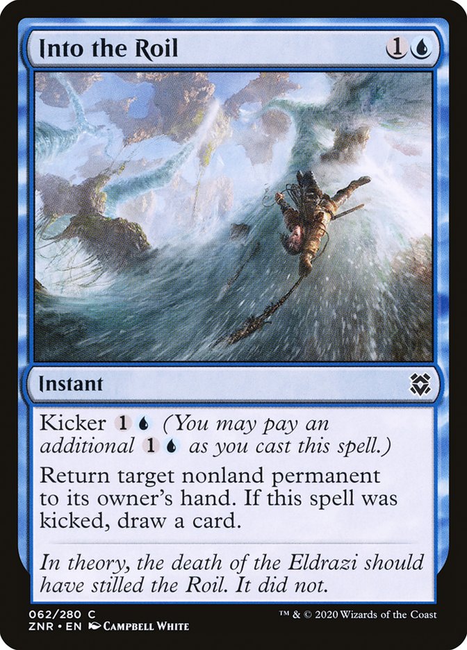 Into the Roil [Zendikar Rising] | Exor Games Truro