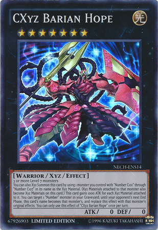 CXyz Barian Hope (SE) [NECH-ENS14] Super Rare | Exor Games Truro