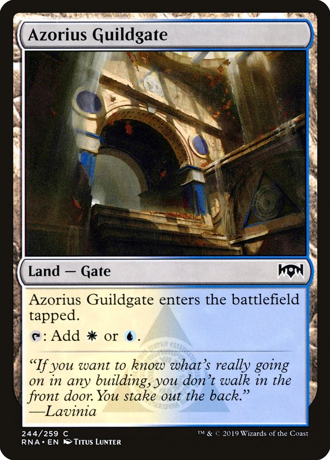 Azorius Guildgate (244/259) [Ravnica Allegiance] | Exor Games Truro