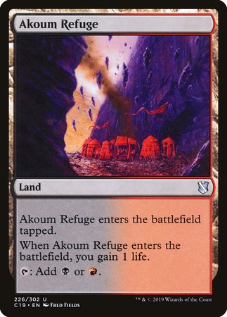 Akoum Refuge [Commander 2019] | Exor Games Truro