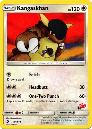 Kangaskhan (55/70) (Charizard Stamp #53) [Battle Academy 2020] | Exor Games Truro