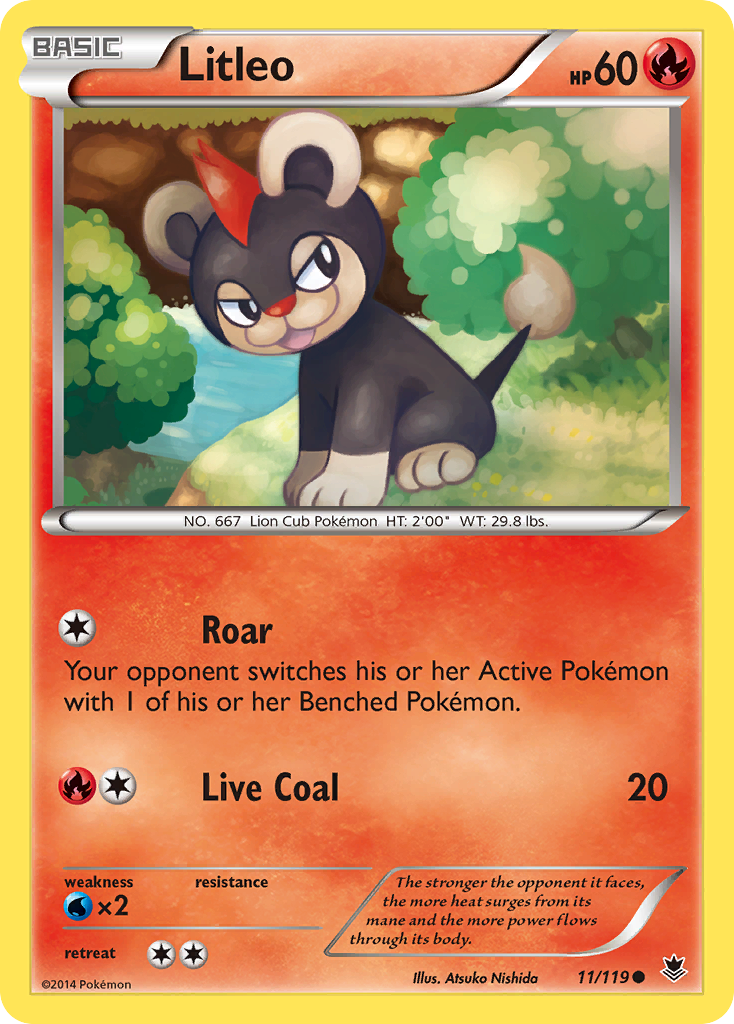 Litleo (11/119) [XY: Phantom Forces] | Exor Games Truro