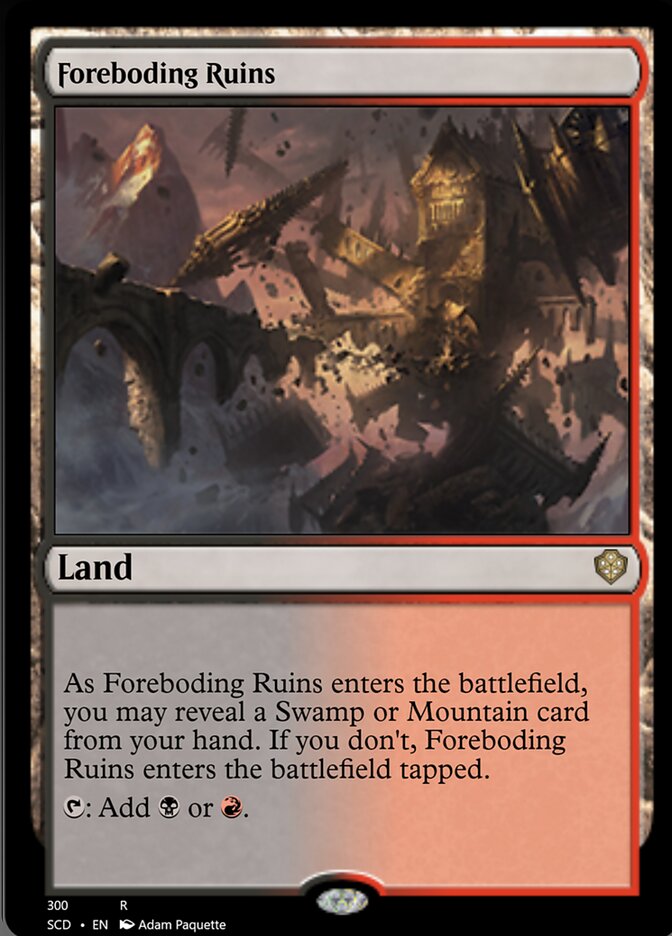 Foreboding Ruins [Starter Commander Decks] | Exor Games Truro