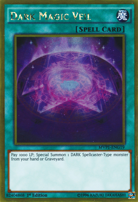 Dark Magic Veil [MVP1-ENG19] Gold Rare | Exor Games Truro