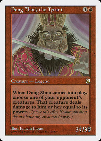 Dong Zhou, the Tyrant [Portal Three Kingdoms] | Exor Games Truro