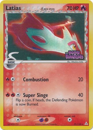 Latias (21/110) (Delta Species) (Stamped) [EX: Holon Phantoms] | Exor Games Truro