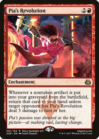 Pia's Revolution [Aether Revolt] | Exor Games Truro