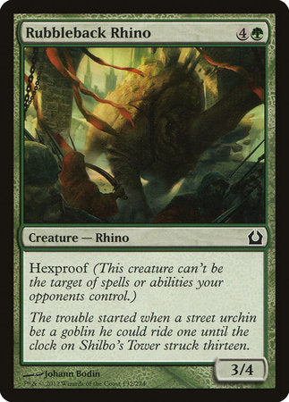 Rubbleback Rhino [Return to Ravnica] | Exor Games Truro