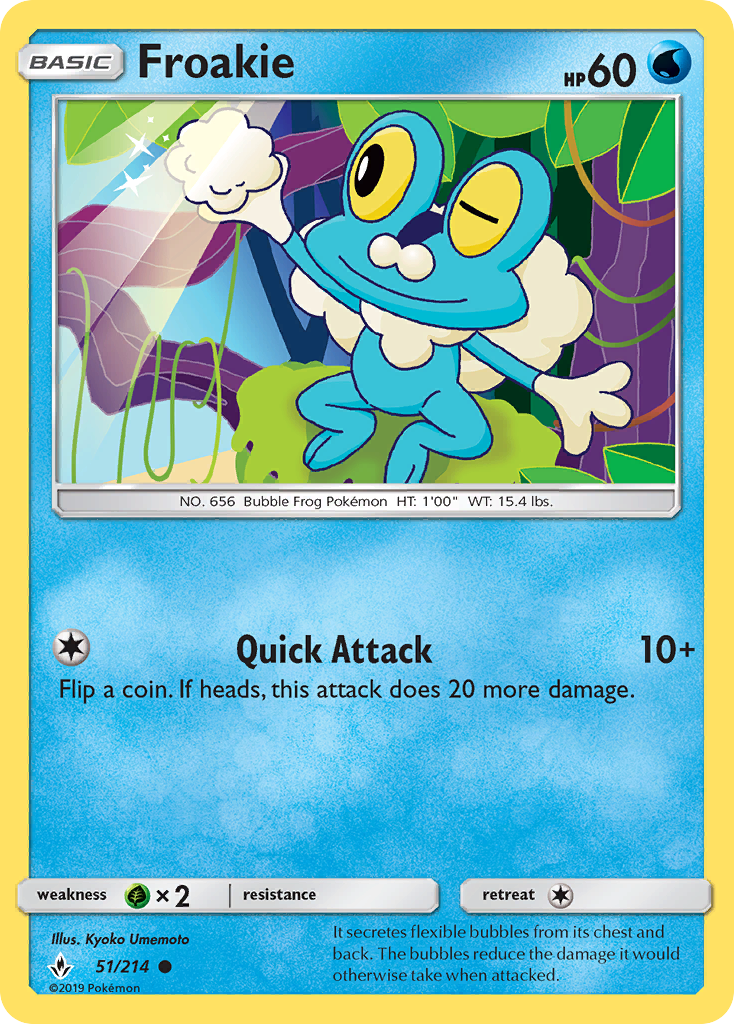 Froakie (51/214) [Sun & Moon: Unbroken Bonds] | Exor Games Truro