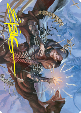 Valentin, Dean of the Vein Art Card (Gold-Stamped Signature) [Strixhaven: School of Mages Art Series] | Exor Games Truro