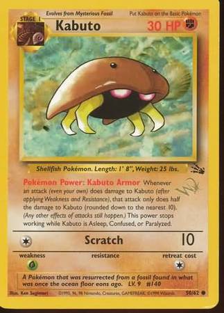 Kabuto (50/62) (W Stamped Promo) [Fossil Unlimited] | Exor Games Truro